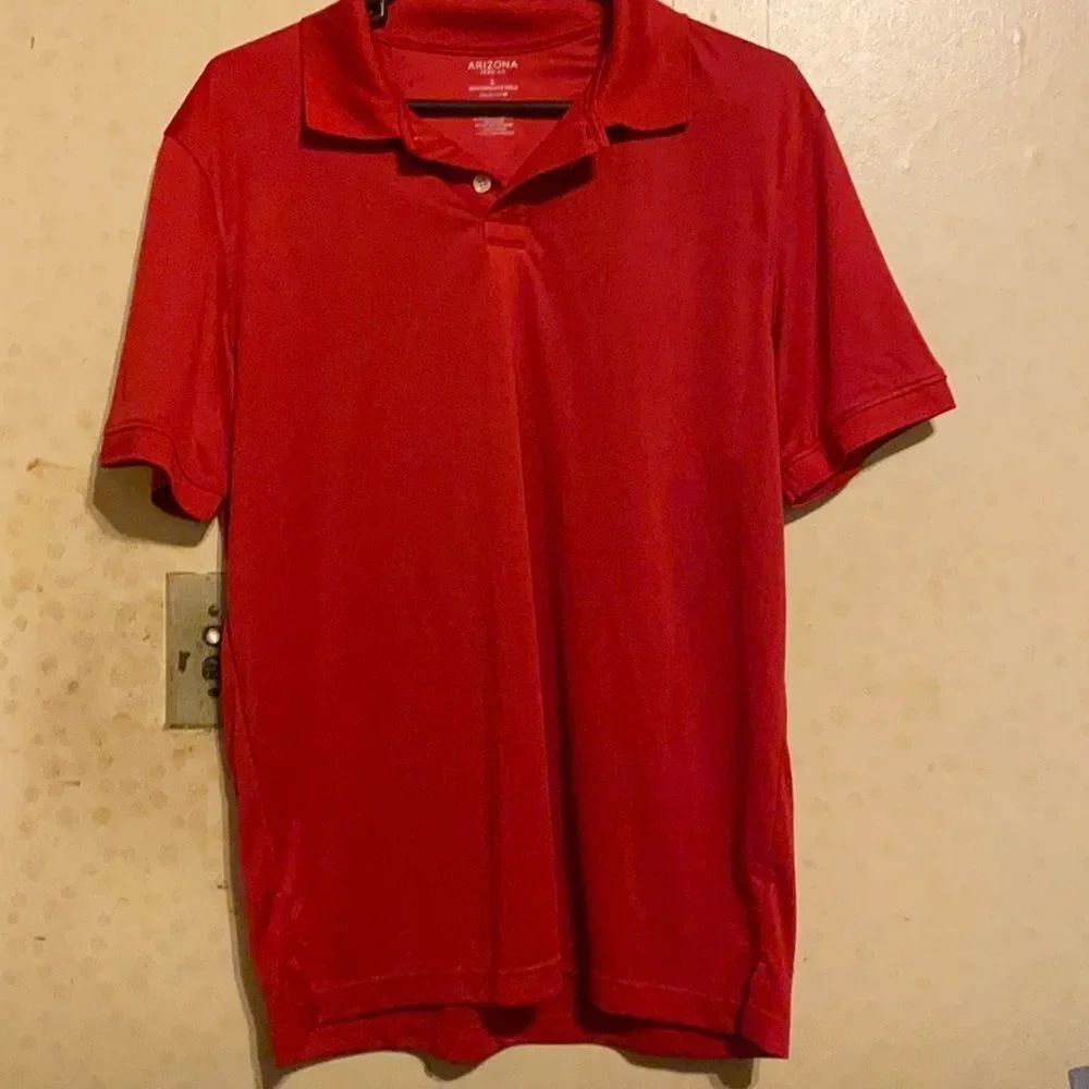 Arizona Jean co. Red polo shirt sz. L